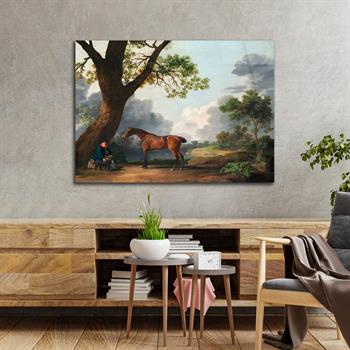 Kunst Thema auf bedrucktem Glas