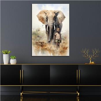 Dikey Doğa Temalı Cam Tablo 408