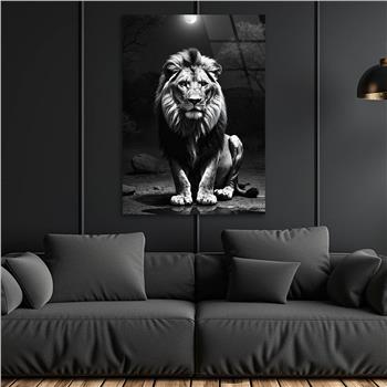 Dikey Doğa Temalı Cam Tablo 344