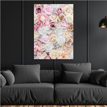 Dikey Sanat Temalı Cam Tablo 412