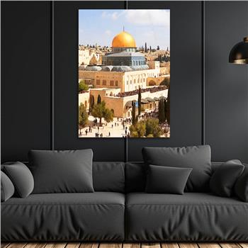 Dikey Dini Temalı Cam Tablo 248