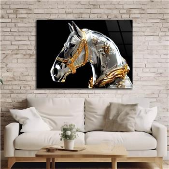 Horizontal Art-Themed Tempered Glass Wall Art 362