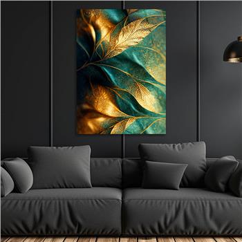 Dikey Sanat Temalı Cam Tablo 563