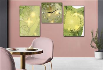 Ensemble de Tableaux et d’orloge 2 pièces sur le thème de l’art