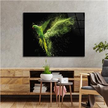 Thema Natur auf bedrucktem Glas