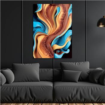 Kunst Thema auf bedrucktem Glas