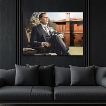 Yatay Vatan Temalı Cam Tablo 139