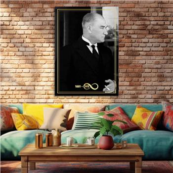 Dikey VatanTemalı Cam Tablo 238