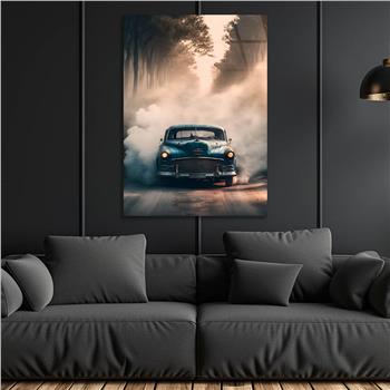 Dikey Doğa Temalı Cam Tablo 250