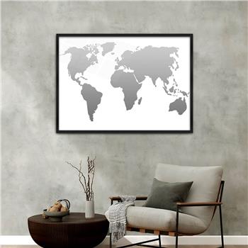 Aluminum-Framed National-Themed Tempered Glass Wall Art 072
