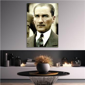 MUSTAFA KEMAL ATATÜRK GÖRSELLİ CAM TABLO