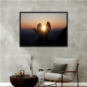 bedrucktes Glas mit Aluminiumrahmen und Religiösen Themen 