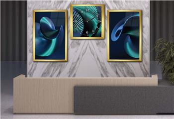 Ensemble de Tableaux et d’orloge 2 pièces sur le thème de l’art