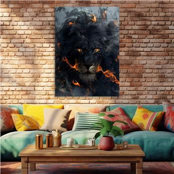 Dikey Doğa Temalı Cam Tablo 313