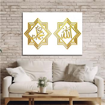 Religiöses Thema auf bedrucktem Glas