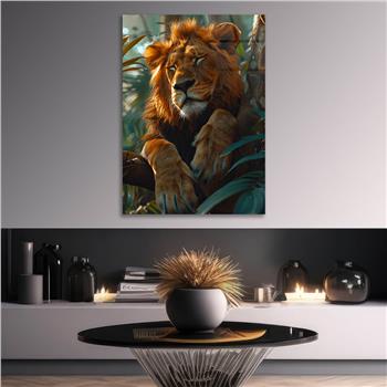 Dikey Doğa Temalı Cam Tablo 365