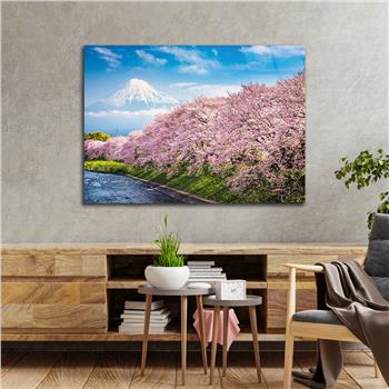 Thema Natur auf bedrucktem Glas