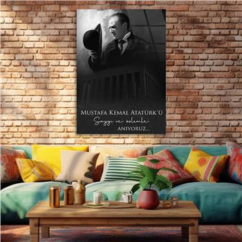 Dikey VatanTemalı Cam Tablo 178