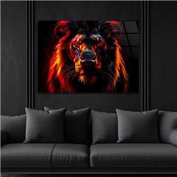 Yatay Doğa Temalı Cam Tablo 520