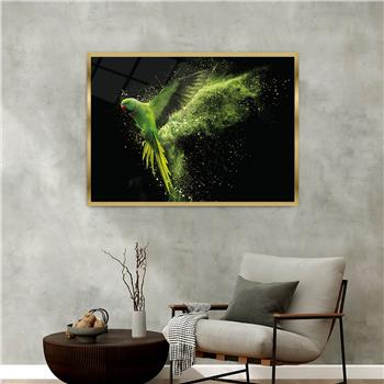 bedrucktes Glas mit Aluminiumrahmen und Natur Themen 