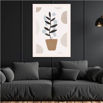 Dikey Sanat Temalı Cam Tablo 374