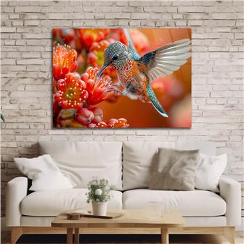 Yatay Doğa Temalı Cam Tablo 580