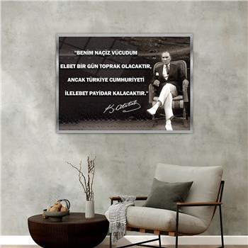Aluminum-Framed National-Themed Tempered Glass Wall Art 040