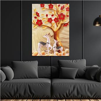 Kunst Thema auf bedrucktem Glas