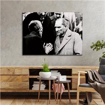 Yatay VatanTemalı Cam Tablo 113