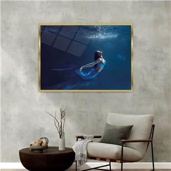 bedrucktes Glas mit Aluminiumrahmen und Kunst Themen 