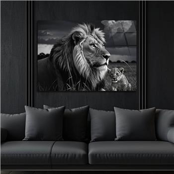 Yatay Doğa Temalı Cam Tablo 500