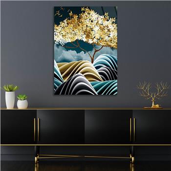 Kunst Thema auf bedrucktem Glas