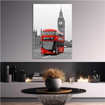 Dikey Doğa Temalı Cam Tablo 227