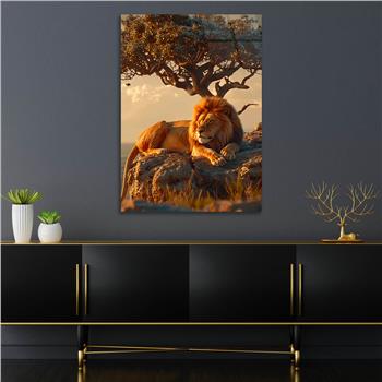 Dikey Doğa Temalı Cam Tablo 314