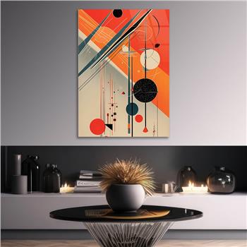 Kunst Thema auf bedrucktem Glas