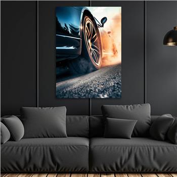 Dikey Doğa Temalı Cam Tablo 288