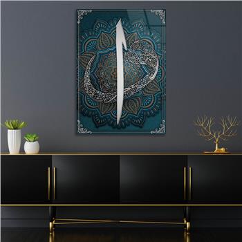 Dikey Dini Temalı Cam Tablo 306