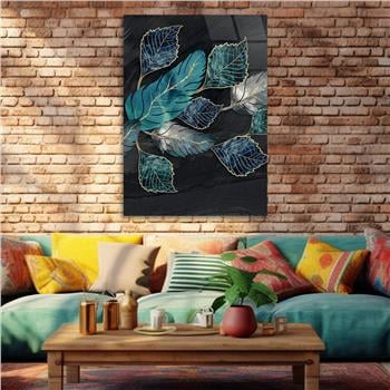 Kunst Thema auf bedrucktem Glas