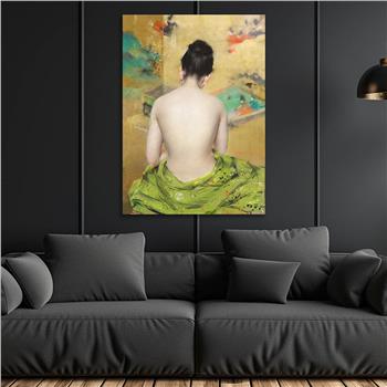 Kunst Thema auf bedrucktem Glas