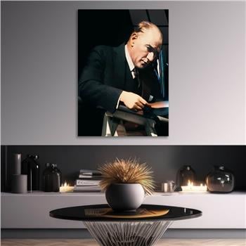 Dikey VatanTemalı Cam Tablo 214