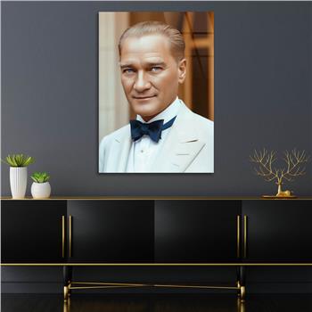 Dikey VatanTemalı Cam Tablo 278