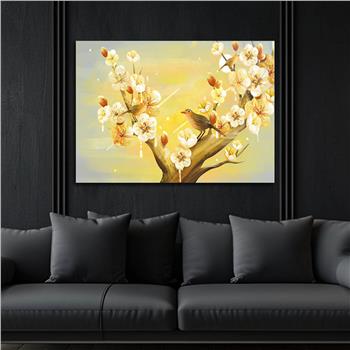 Thema Natur auf bedrucktem Glas