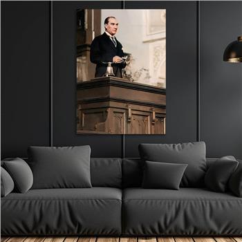 Dikey VatanTemalı Cam Tablo 209