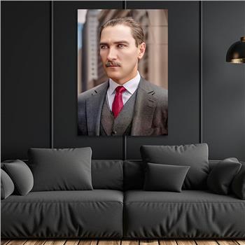 Dikey VatanTemalı Cam Tablo 224