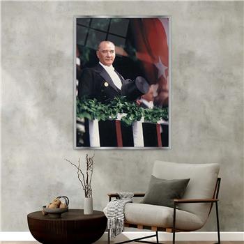 bedrucktes Glas mit Aluminiumrahmen und Nation Themen 