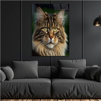 Dikey Doğa Temalı Cam Tablo 280