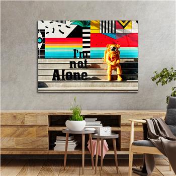Horizontal Art-Themed Tempered Glass Wall Art 432