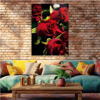 Thema Natur auf bedrucktem Glas