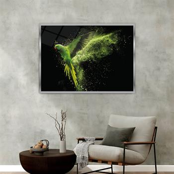 bedrucktes Glas mit Aluminiumrahmen und Natur Themen 