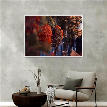 Aluminium Omlijste Natuur Thema Geharde Glasschilderij 064